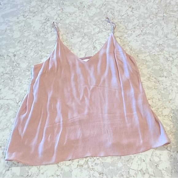 Aritzia - Wilfred Free, Small Pink Spaghetti Strap Top - Picture 1 of 13
